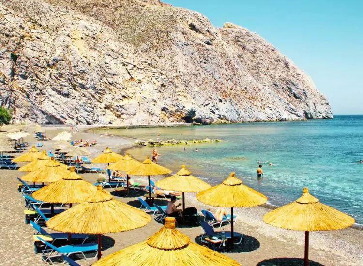 Perissa Beach - Best Places to Visit in Santorini